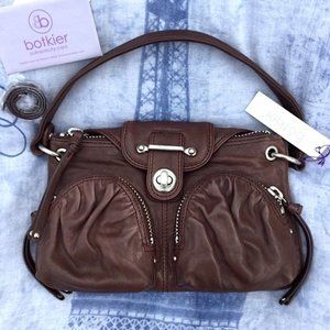Botkier Bella Leather Convertible Clutch / Small Bag NWT